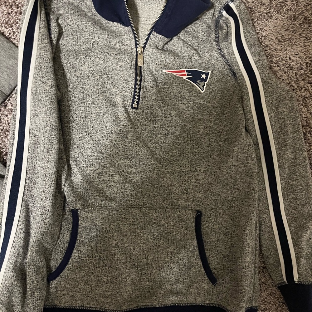 Gray Quarter-Zip Sweater